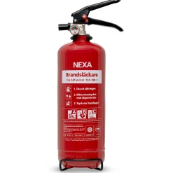 2kg Pulversläckare Röd