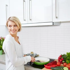 Kitchen Wall Vit Snö 15x3,75 cm