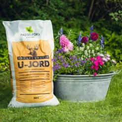 KRAV-Märkt & Näringstillsatt U-Jord för Blommor & Växter på Pall - 21x50L