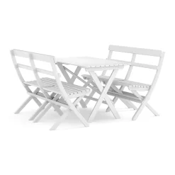 Landet Utomhus matgrupp 118x70x74 cm med 2 soffor