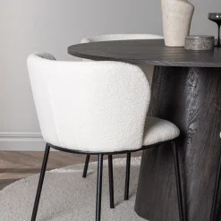 Lanzo Ø120 cm med 4 st Edina stolar
