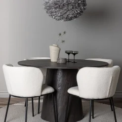 Lanzo Ø120 cm med 4 st Edina stolar