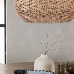 Lanzo Runt Matbord Ø120 cm & 4 Chico Stolar i Boucle