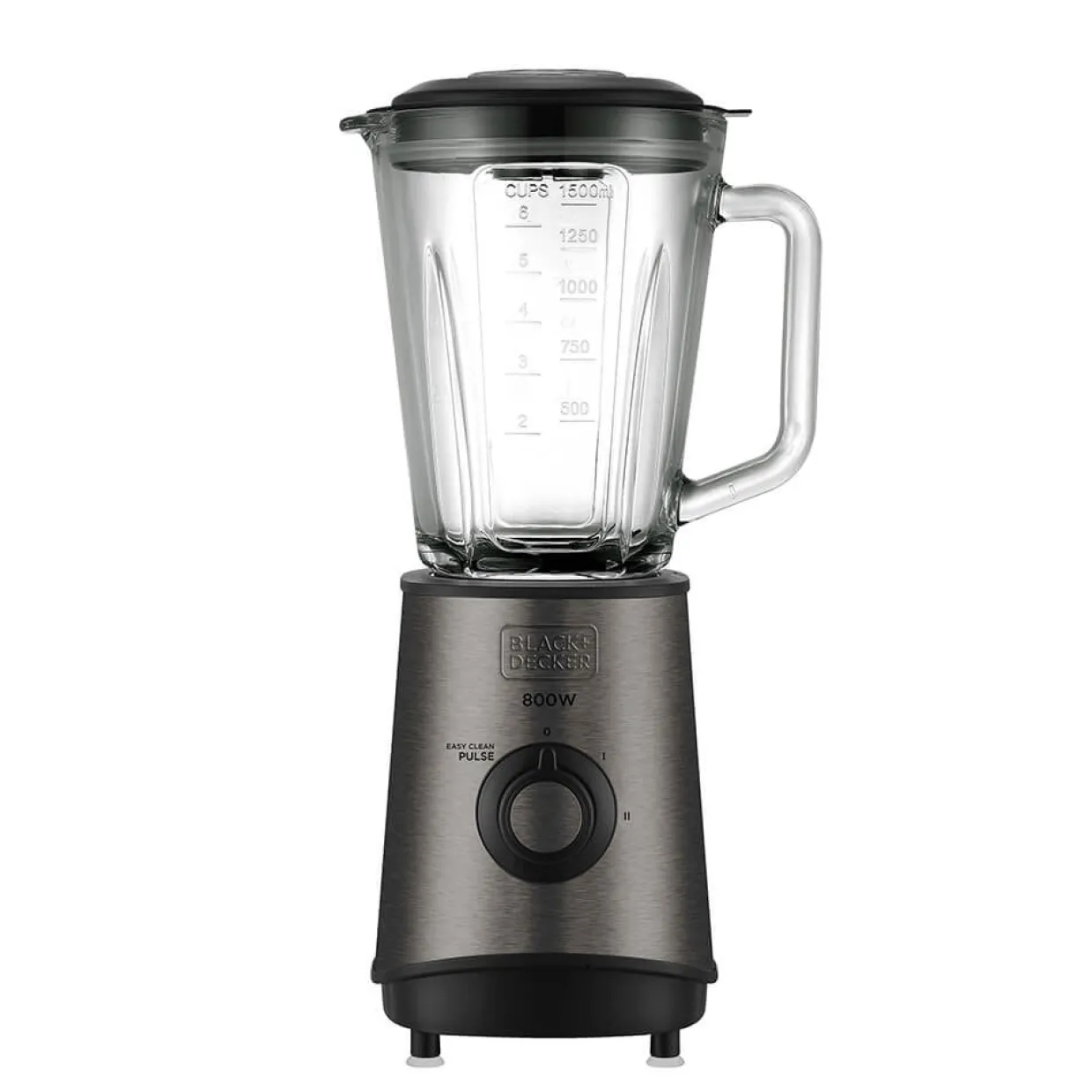 1,5L Borstat Stål 800W Multi-Speed & Pulsfunktioner