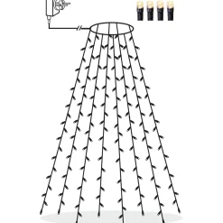 LED-Ljusslinga med 160 Varmvita Ljus