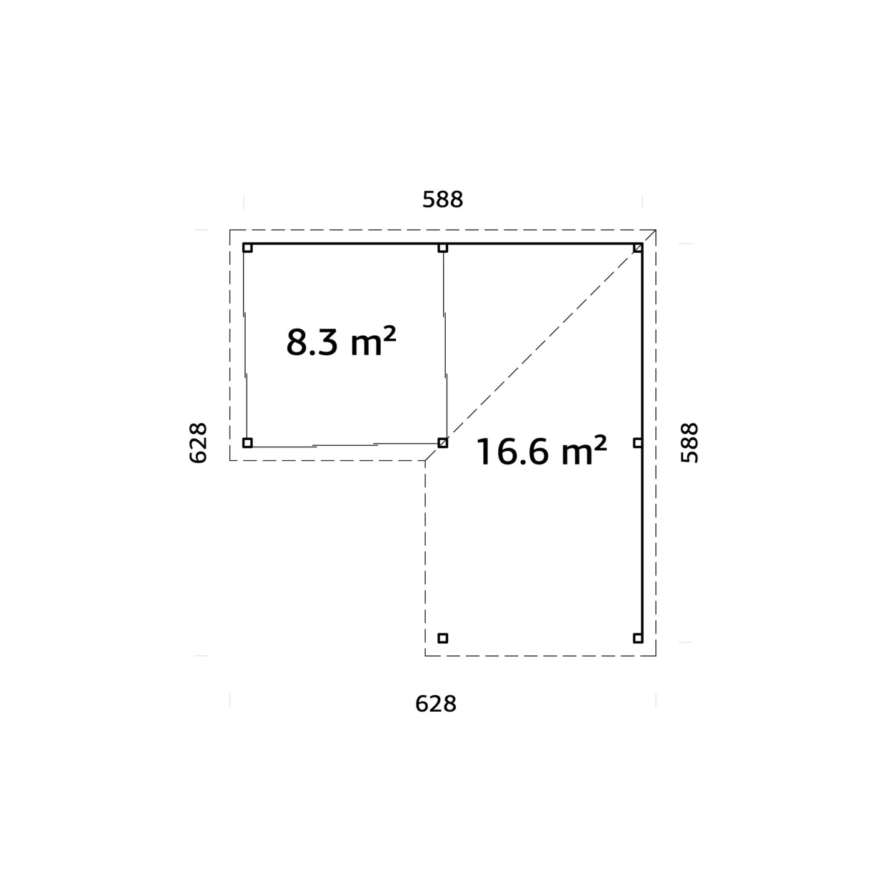 Lenna 24,9 m2 Set 411 Slide
