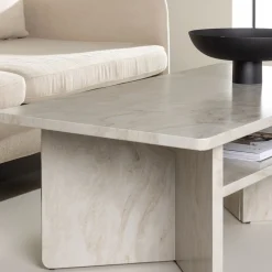 Ålesund Beige Rektangulärt Vardagsrumsbord