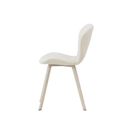 Lilja Beige Stol i Polyester/Linne 2 st