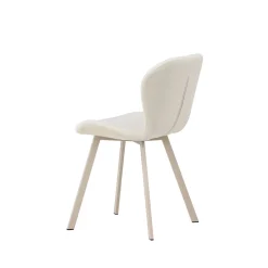 Lilja Beige Stol i Polyester/Linne 2 st