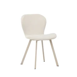 Lilja Beige Stol i Polyester/Linne 2 st