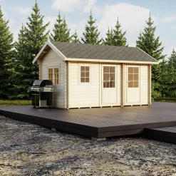 Lillevilla 95 11,3 m² Byggsats Förråd i Trä med Sadeltak