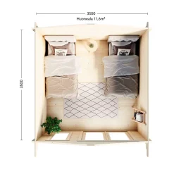Lillevilla Iisvesi 12,3 m2
