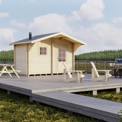 Lillevilla Kulovesi 7,6 m² Fristående Utebastu i Trä