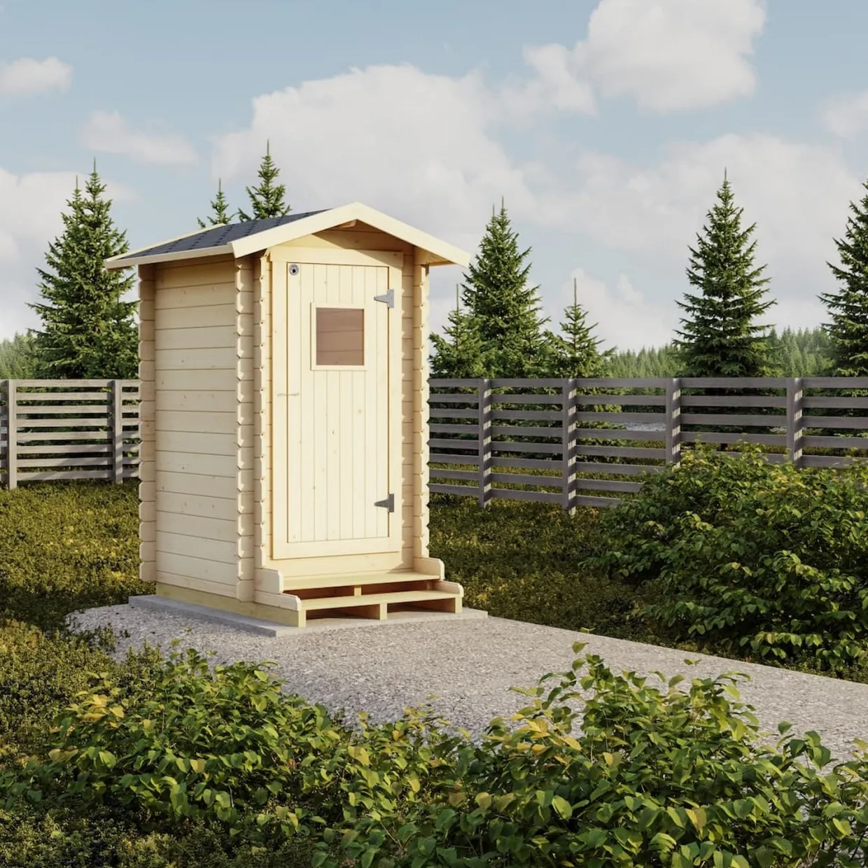 Lillevilla Leinikki 1,7 m² Byggsats med Sadeltak i Lösvirke