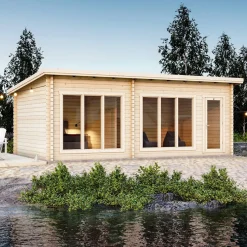 Lillevilla Sirkku 28 m² Komplett Stuga med Pulpettak