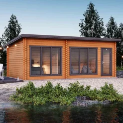 Lillevilla Sirkku 28 m² Komplett Stuga med Pulpettak