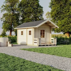 Lillevilla Tiira 10,3 m² Fristående Utebastu med Sadeltak