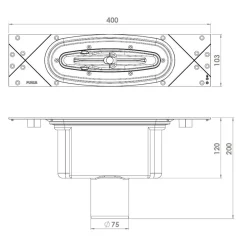 Line Premium Botten Ø75 mm
