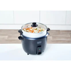 1,8 L Svart Inkl Tillbehör för Ångkokning