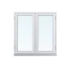 2-Luft Aluminiumbeklätt Trä 3-Glas