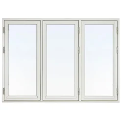 3-Luft Trä 2-Glas Rund Profil