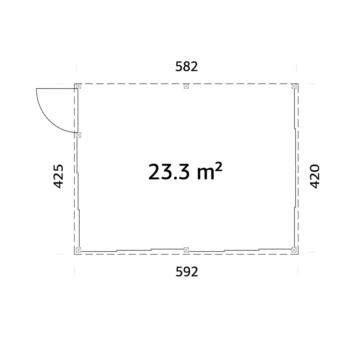 Lumi 24,5 m² (inv. 23,3 m²) Slide Plus