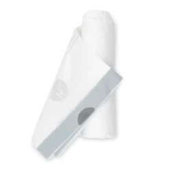 40/50/60L Vit Plastpåse med Knytband