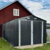 18m² Antracit/Vit Uteförråd