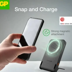 Magnetic Safe 2-In-1 Trådlös 5000mAh med Stativ
