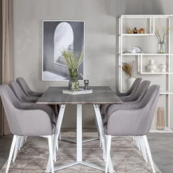 Marina med 6st Comfort Stolar