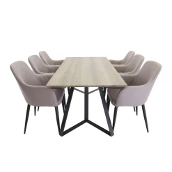 Marina med 6st Comfort Stolar