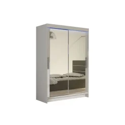 Miami 120x58x200 cm Vit/Beige