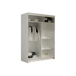 Miami 120x58x200 cm Vit/Beige