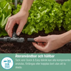 Micro-Drip Blom/Köksträdgårdar