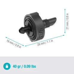 Micro-Drip 2 l/h Tryckregelrande