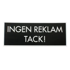 Millers Dekal Ingen Reklam