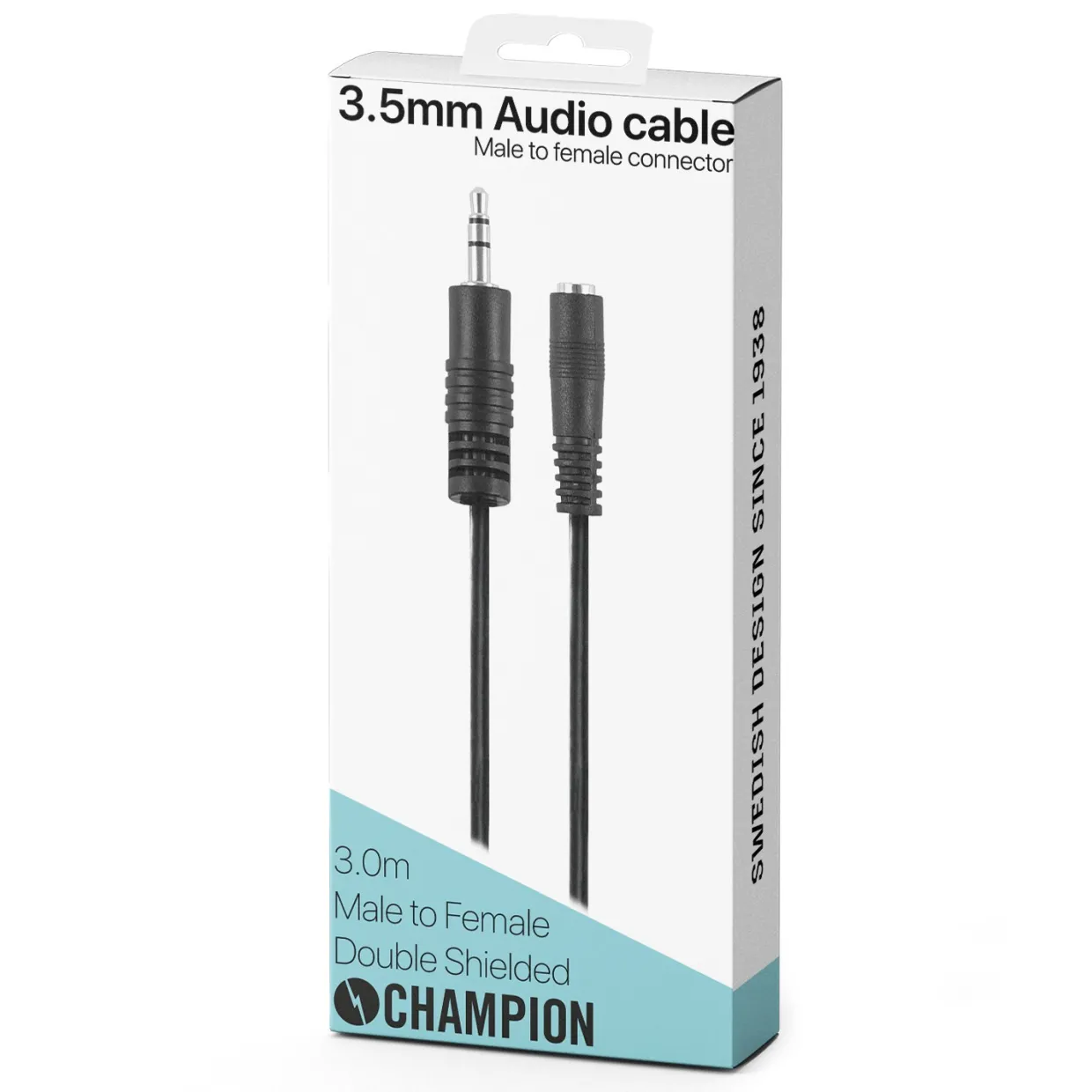 3,5mm - 3,5mm Hane-Hona 3.0m