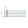500 mm Svart 120