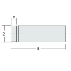 1000 mm Svart 120