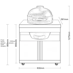 Modul med Kamado Myoutdoorkitchen 5790