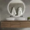 Moon Rund med LED-belysning