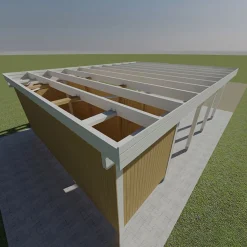 10 m2 tillbehör till Carport Karl