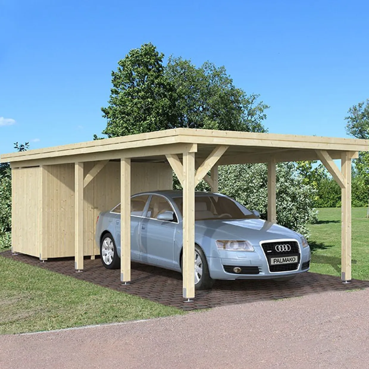 5,8 m2 tillbehör till Carport Karl