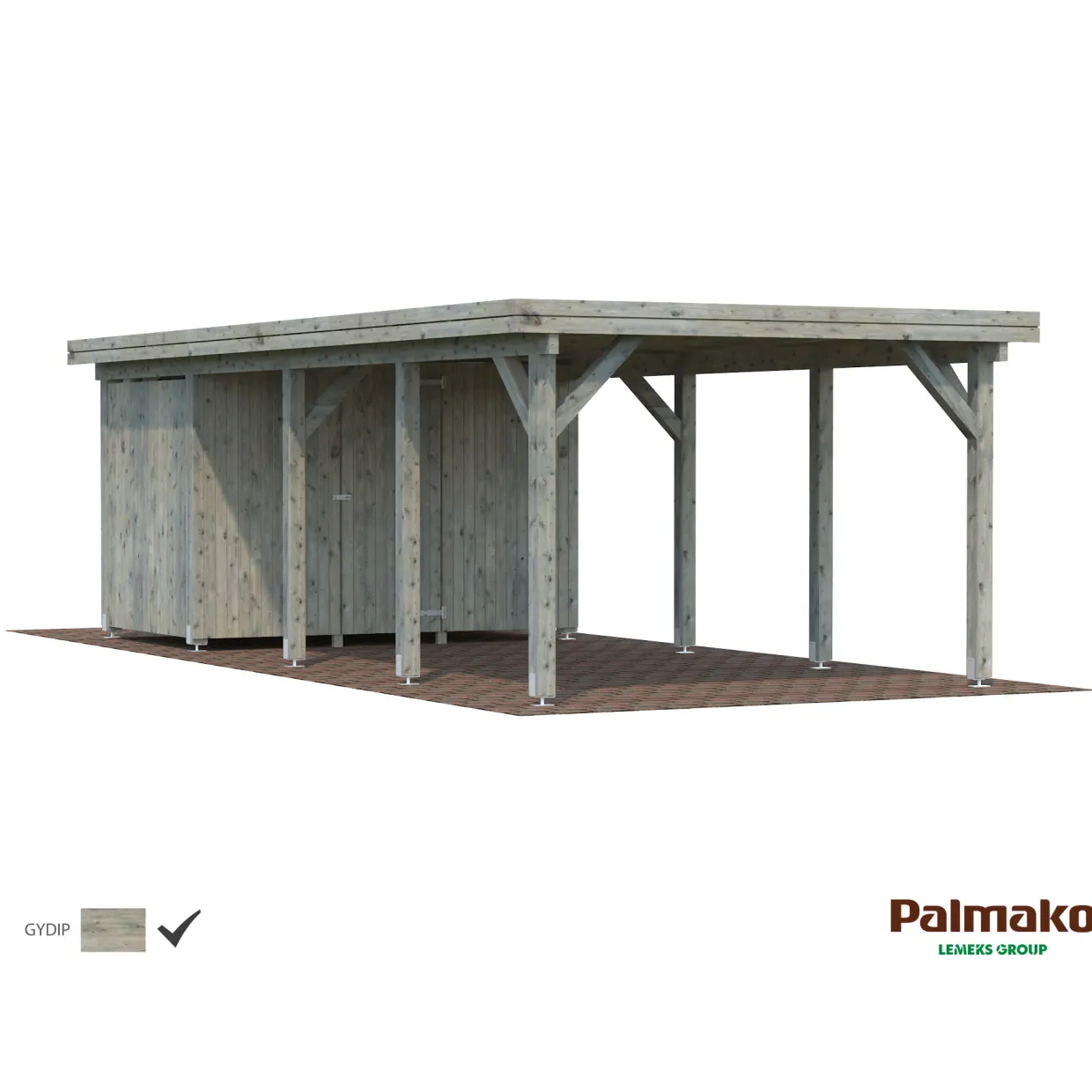 5,8 m2 tillbehör till Carport Karl