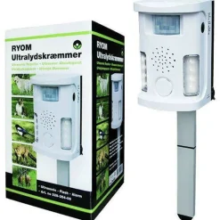 Musskrämma och Råttskrämma med Larm och PIR-Sensor