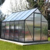 Mythos, Svart Aluminiumstomme med UV-Skyddade Polykarbonatskivor, 5,7 m²