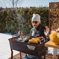 Naked Chef XS Cortenstål Bordsgrill