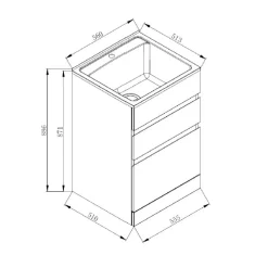 NTB 5 med Köksblandare Damixa Space