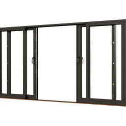 NTech Aluminium 4-Delad BlackLine Svart
