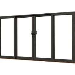 NTech Aluminium 4-Delad BlackLine Svart